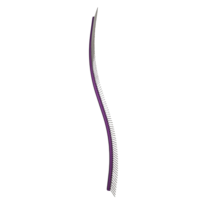 Pawfection Professional Purple Wave Comb 8.75"