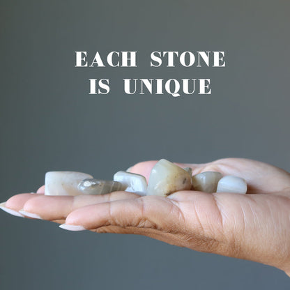 peach moonstone tumbled stones