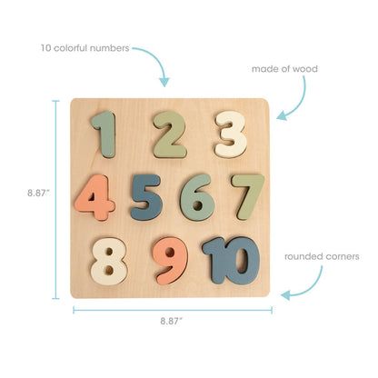 Pearhead Wooden Numbers Puzzle
