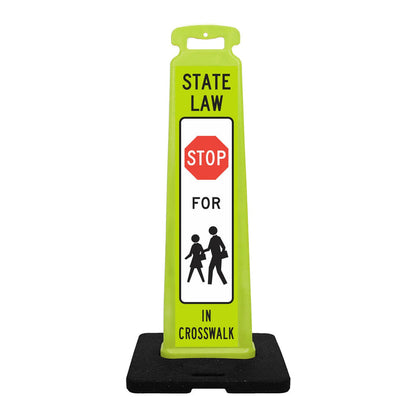 Pedestrian Crossing Vertical Panel Sign - Crowd Control Warehouse