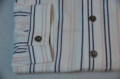Pink and Black Alternating Stripe Victorian