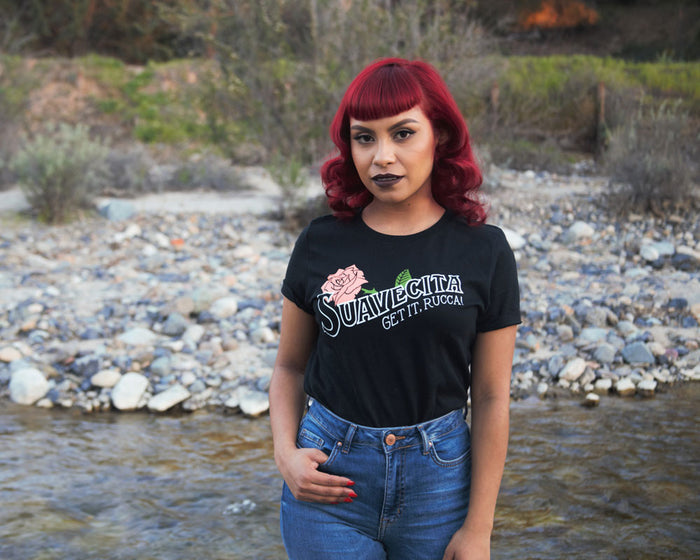 Pink Thorns Tee - Model is wearing a size small tee.