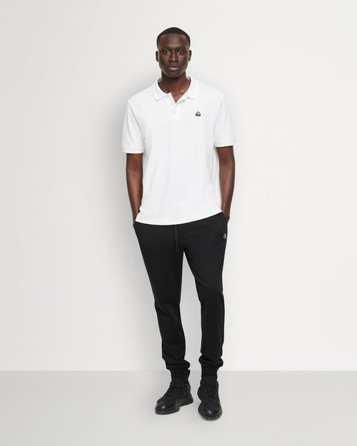 Pique Polo White