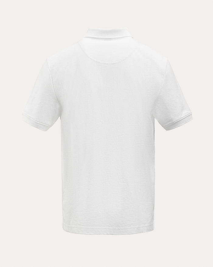 Pique Polo White