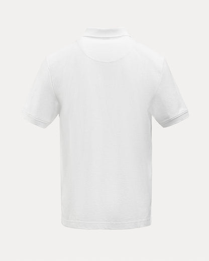 Pique Polo White