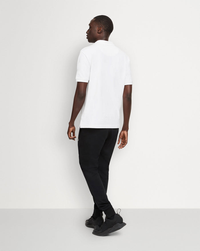 Pique Polo White
