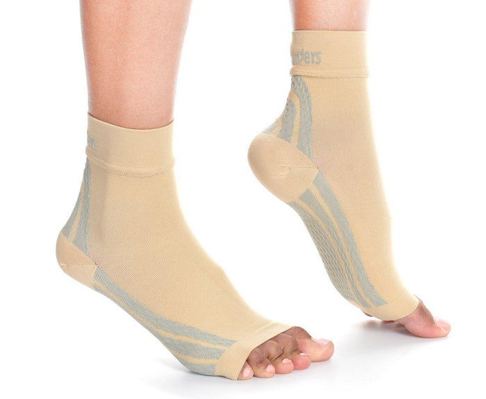 Footminders Plantar Fasciitis Compression Socks/Sleeves (Pair) - Relieve foot and heel pain due to flat feet or heel Spurs - Footminders Inc.