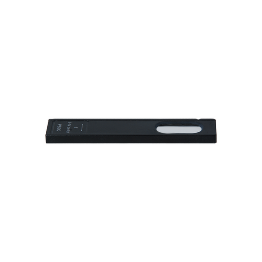 Polarizing Microscope Analyzer Slider, 1/4 Wavelength Retardation Plate for Geology, Quartz, SKU PL03026143, three quarter front view