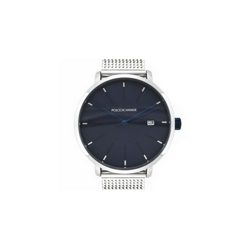 Polo Exchange Stainless Steel Silver Tone Watch - PX-816-05