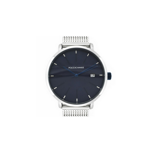 Polo Exchange Stainless Steel Silver Tone Watch - PX-816-05