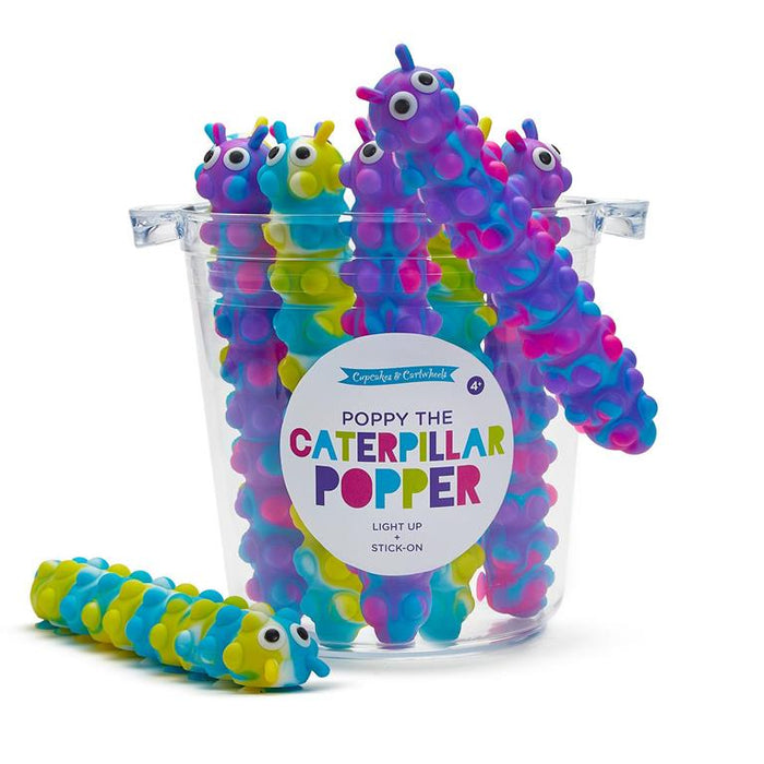 Poppy the Caterpillar Light Up and Stick-On 3D Popper