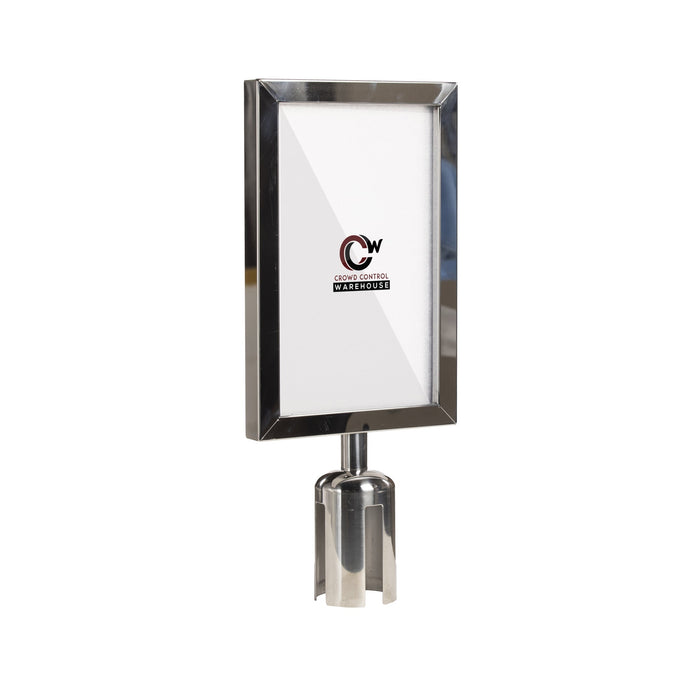 7X11 POLISHED STAINLESS STEEL FRAME / VERTICAL