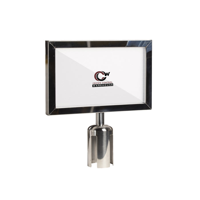 7X11 POLISHED STAINLESS STEEL FRAME / HORIZONTAL