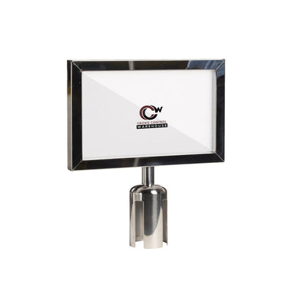 7X11 POLISHED STAINLESS STEEL FRAME / HORIZONTAL