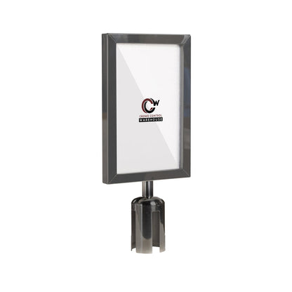 7X11 SATIN STAINLESS STEEL FRAME / VERTICAL
