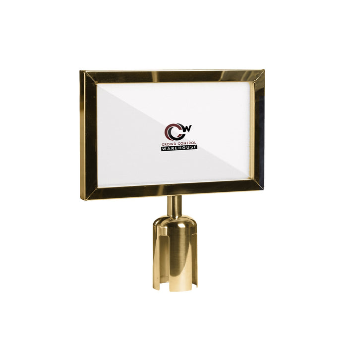 7X11 POLISHED BRASS FRAME / HORIZONTAL