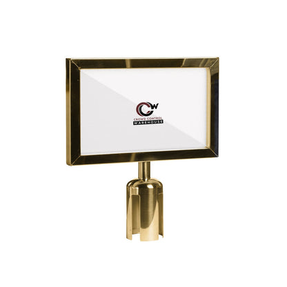 7X11 POLISHED BRASS FRAME / HORIZONTAL
