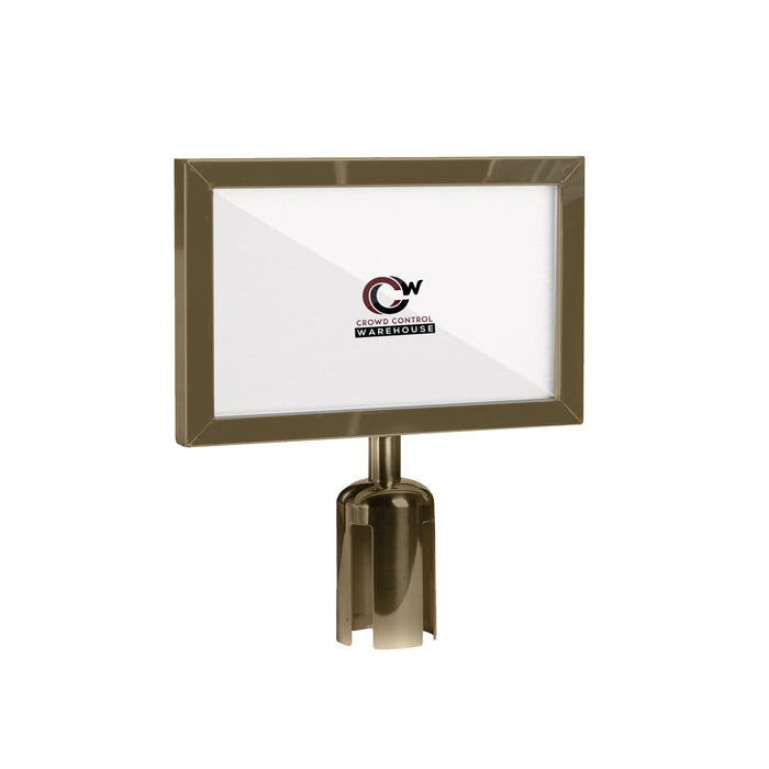 7X11 SATIN BRASS FRAME / HORIZONTAL