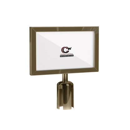 7X11 SATIN BRASS FRAME / HORIZONTAL
