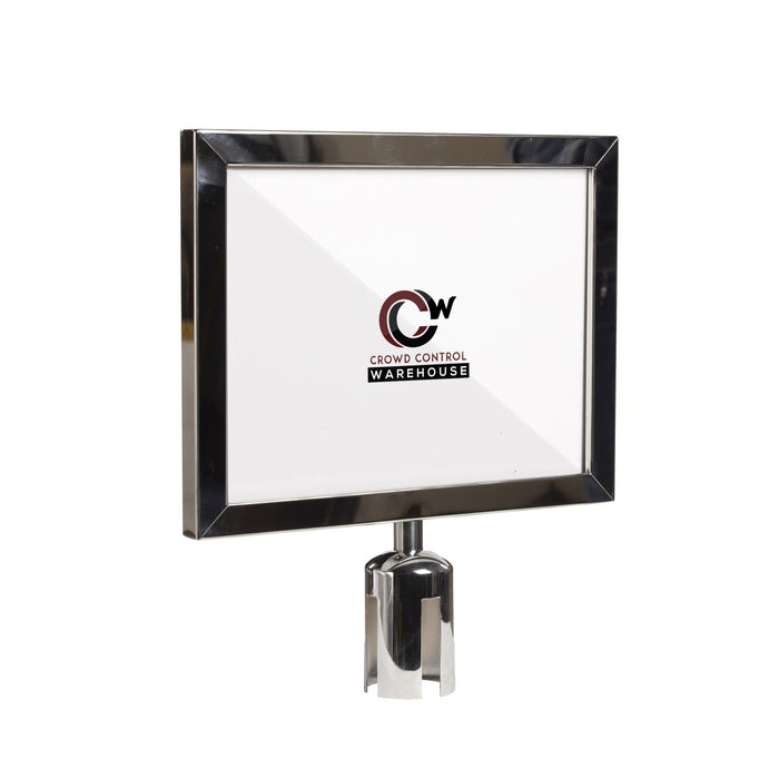 11X14 POLISHED STAINLESS STEEL FRAME / HORIZONTAL