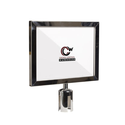 11X14 POLISHED STAINLESS STEEL FRAME / HORIZONTAL
