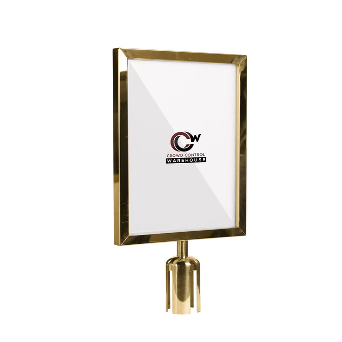 11X14 POLISHED BRASS FRAME / VERTICAL