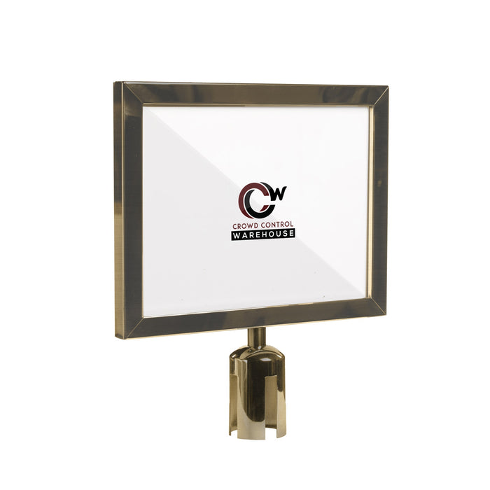 11X14 SATIN BRASS FRAME / HORIZONTAL