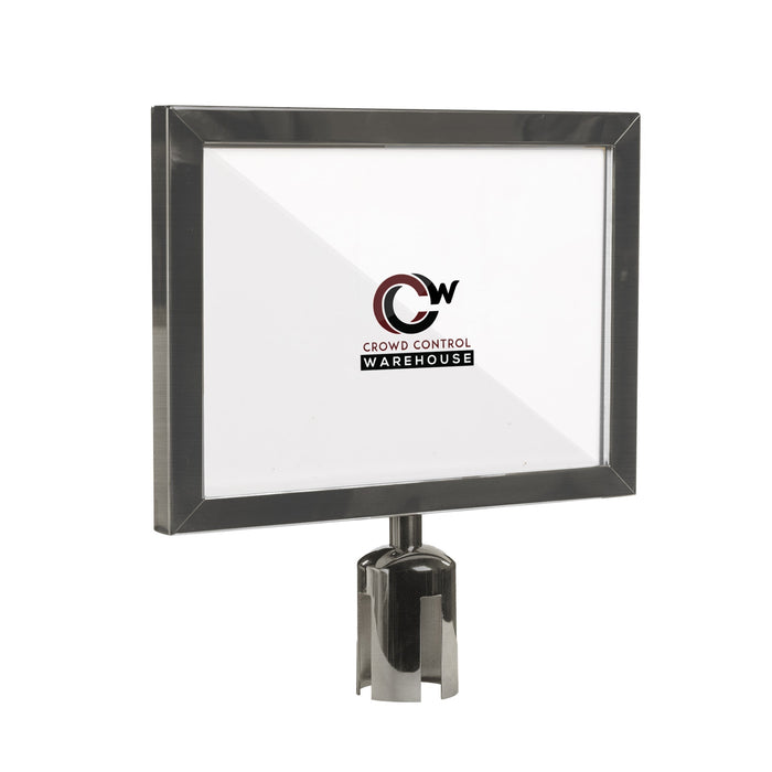 14X22 SATIN STAINLESS STEEL FRAME / HORIZONTAL