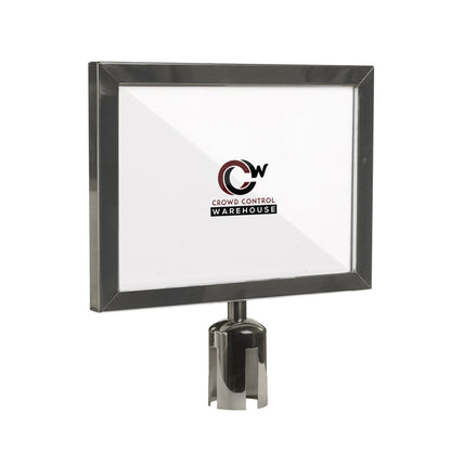 14X22 SATIN STAINLESS STEEL FRAME / HORIZONTAL