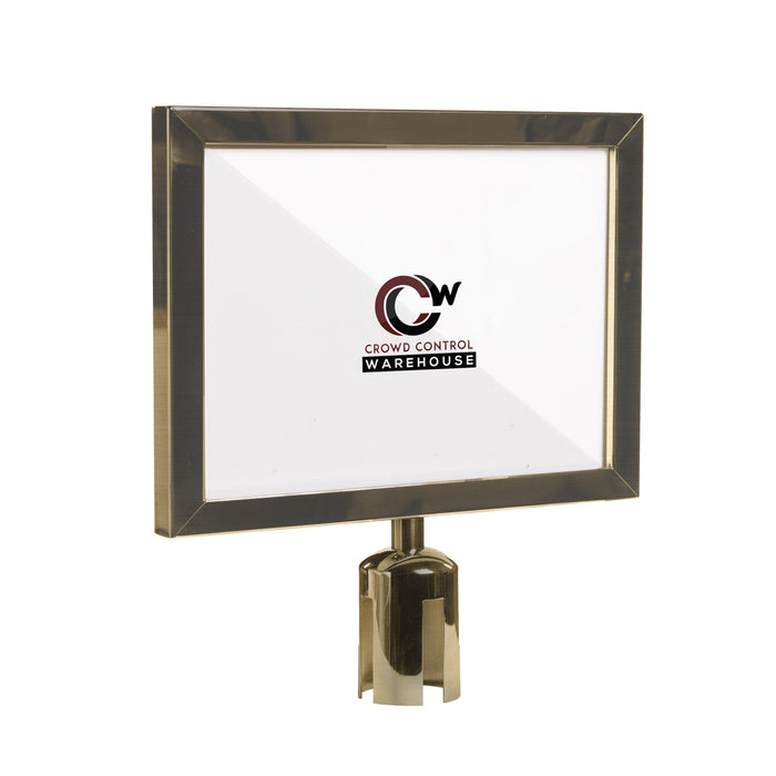 14X22 SATIN BRASS FRAME / HORIZONTAL