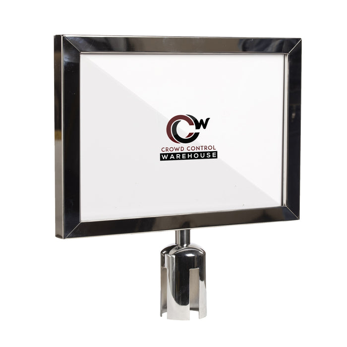 22X28 POLISHED STAINLESS STEEL FRAME / HORIZONTAL