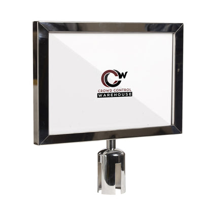 22X28 POLISHED STAINLESS STEEL FRAME / HORIZONTAL