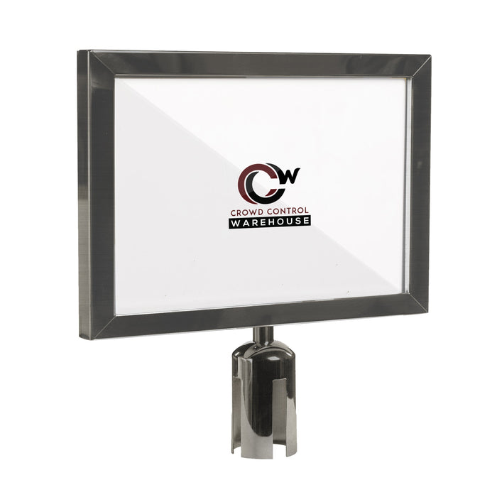 22X28 SATIN STAINLESS STEEL FRAME / HORIZONTAL