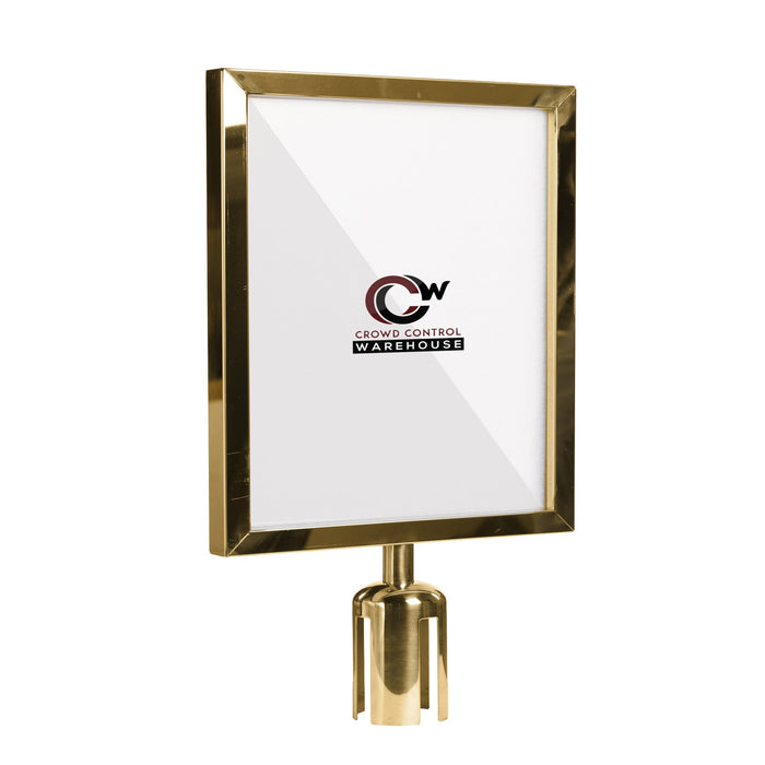 22X28 POLISHED BRASS FRAME / VERTICAL