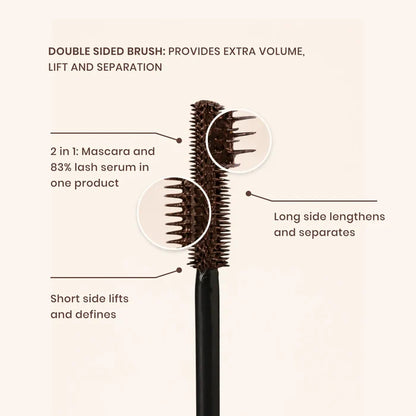 Benefits of the Brown PowerLash Growth Serum Mascara
