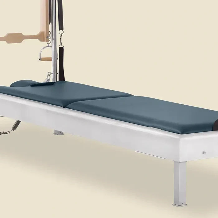 Imperial blue pre-stitched upholstery on a Gratz Instant Cadillac Insert Bed frame.