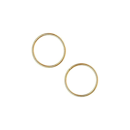premium braid charm kit with two small gold hoop connectors for braiding hair and attaching charms