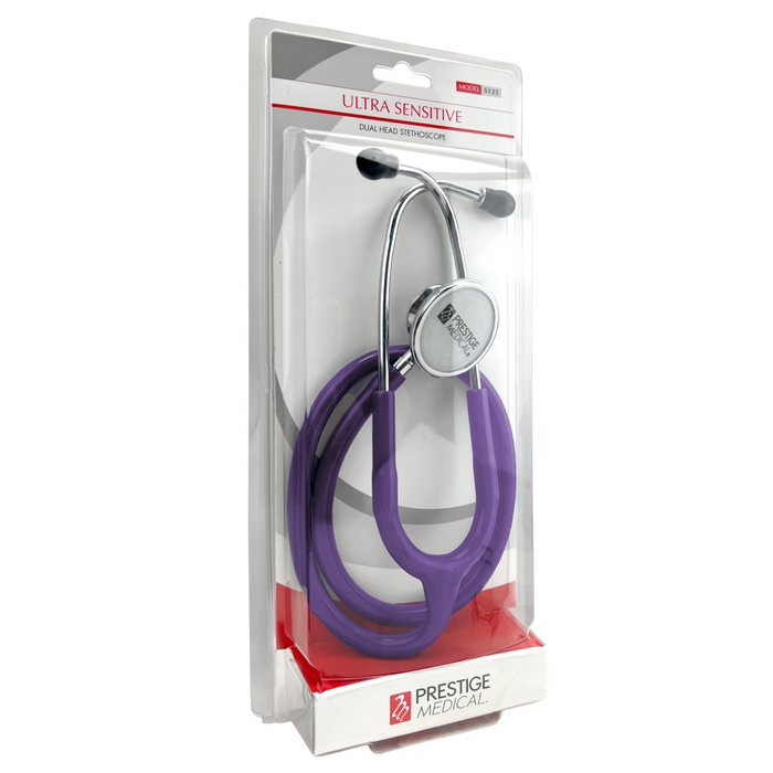 PRESTIGE MEDICAL Ultra-Sensitive Dual Head Stethoscope - Fine Scrubs