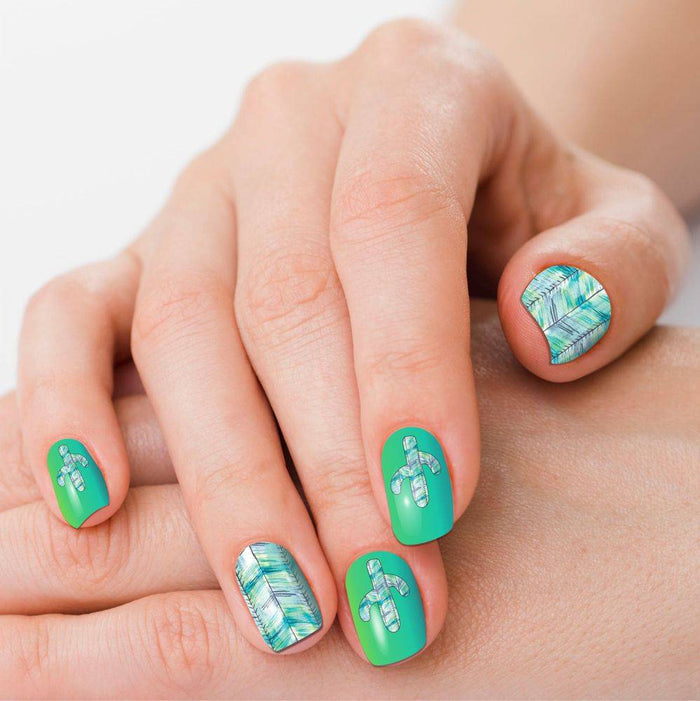 Prickly Pear Western Nail strips Cactus