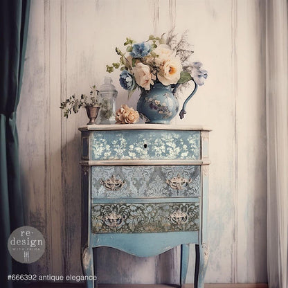 Prima - Re-Design Decoupage Decor Tissue Paper - 19.5"X30" - 3/Pkg - Antique Elegance. Introducing NEW Redesign with Prima® Decoupage Paper Triple Packs, with three beautiful designs perfectly curated to mix and match on your next DIY project! Available at Embellish Away located in Bowmanville Ontario Canada.