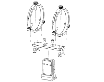 PrimaLuceLab Guide rings support plate for ECCO (ECCOSUP-PL) PrimaluceLab