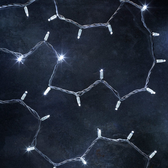 Pro Connect 15m 150 White Connectable String Lights White Cable