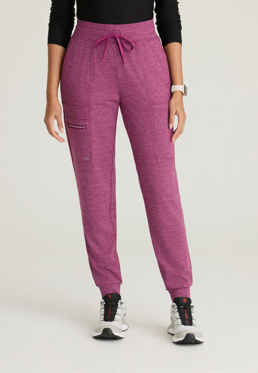 Pro Jogger (heathered) - Dark Mauve Heather - Grey's Anatomy Scrubs