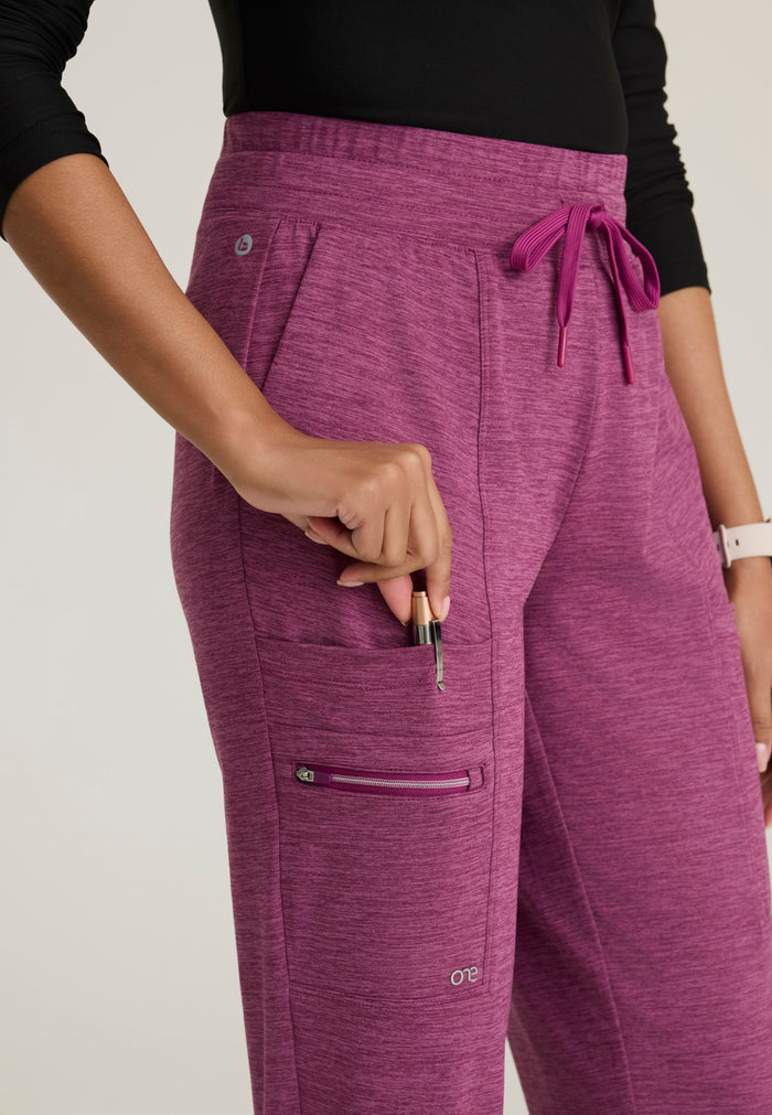 Pro Jogger (heathered) - Dark Mauve Heather - Grey's Anatomy Scrubs