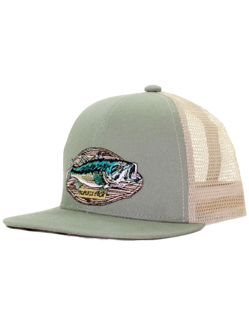 Properly Tied Trucker Hat Bass Mount