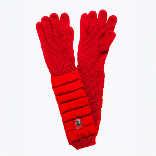 Puffer Gloves Unique Red