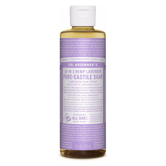 Dr.Bronner's PureCastileLiquidSoap Lavender 8oz