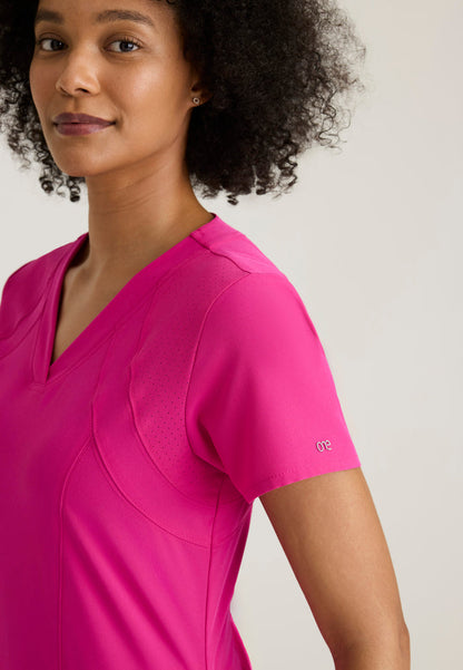 Racer Top - Prestige Pink - Grey's Anatomy Scrubs