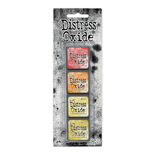 Ranger - Tim Holtz - Distress Mini Oxide Ink Pads Kit - #14 (4pc). Available at Embellish Away in Bowmanville Ontario Canada.