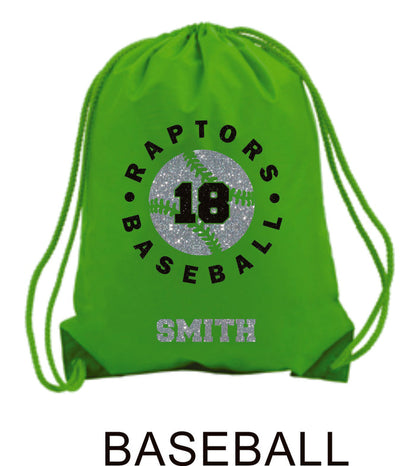 Raptors Sports Design Cinch Sac- 4 Sports